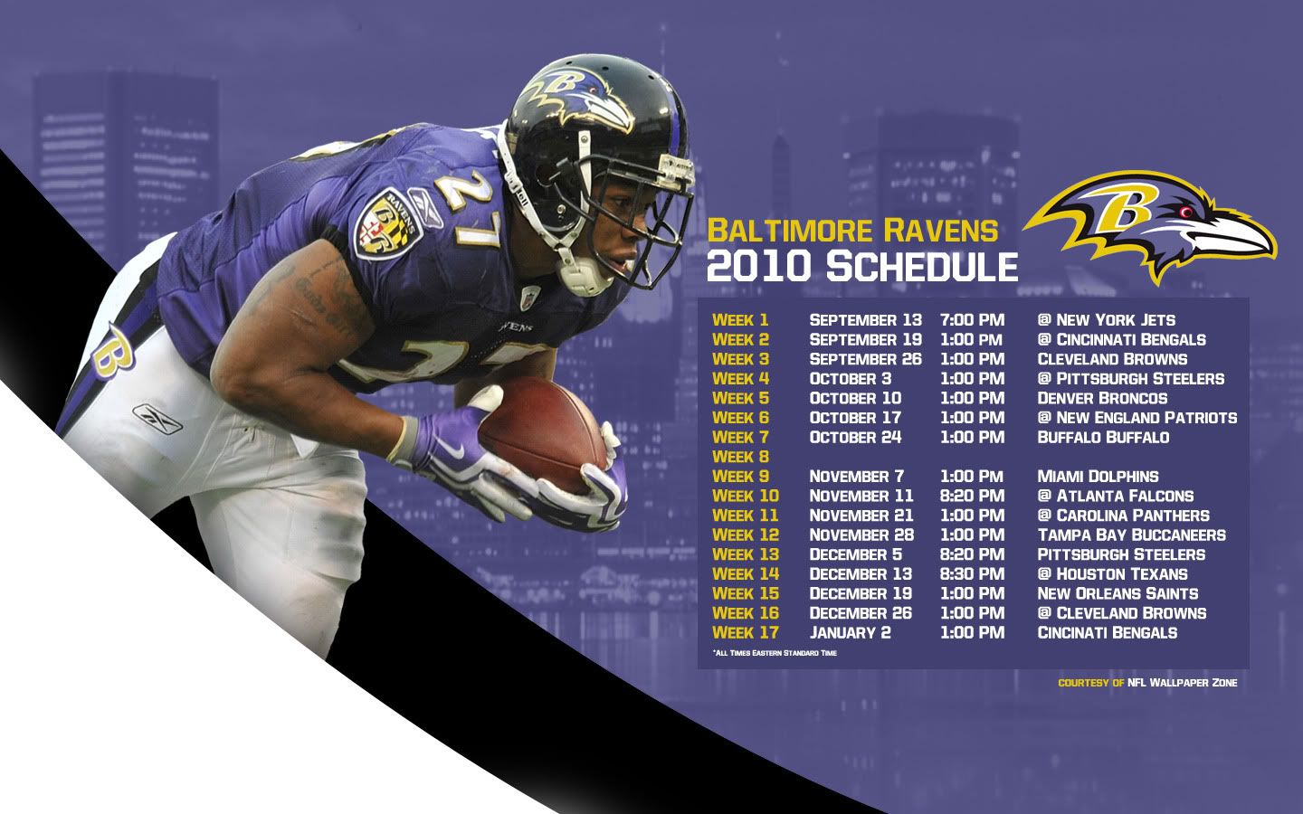 Ravens2010ScheduleWallpaper.jpg 2010 Baltimore Ravens Schedule Wallpaper