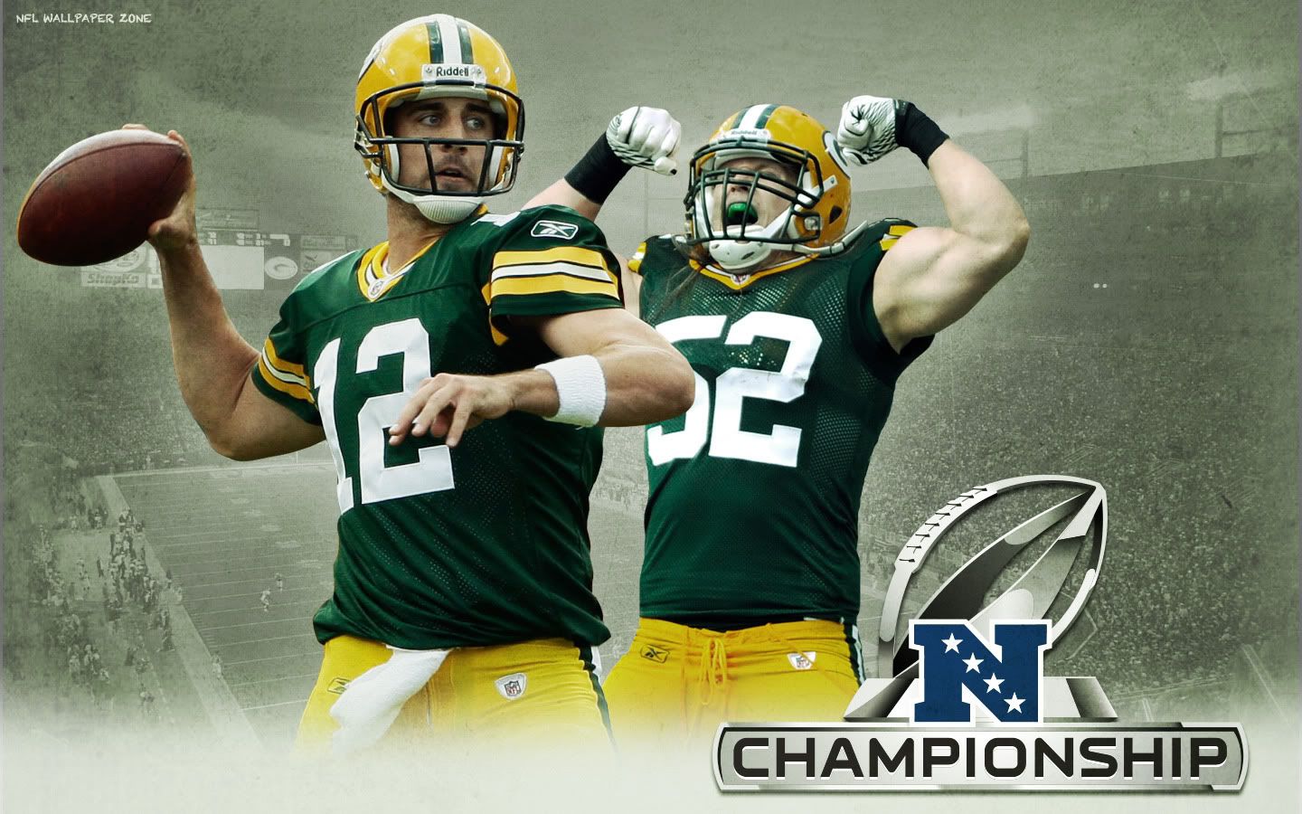 NFL Wallpaper Zone: Green Bay PACKERS NFC Champions Wallpaper