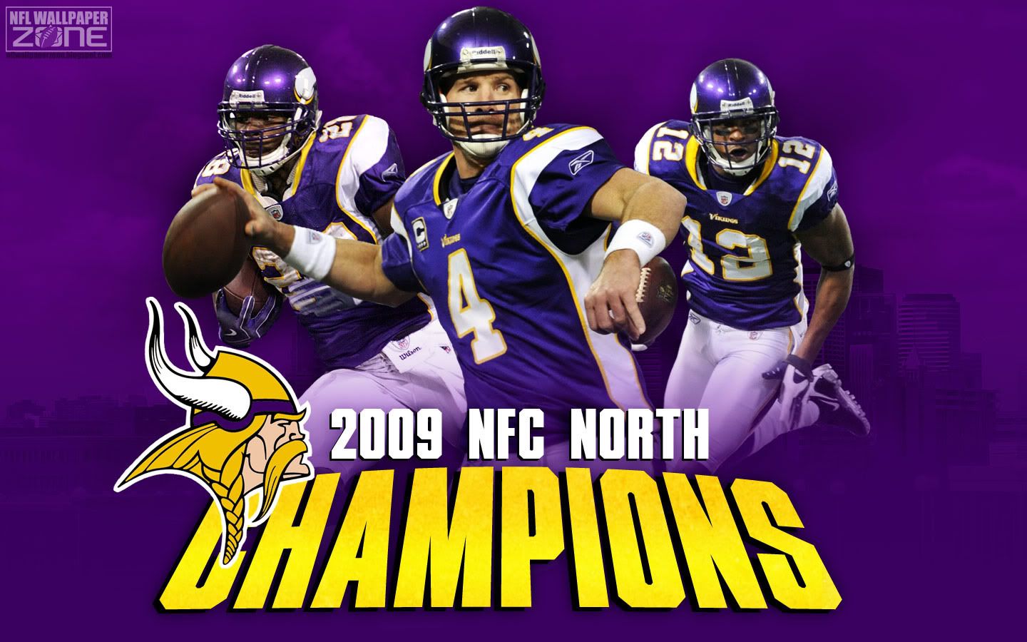 NFL Wallpaper Zone: Minnesota Vikings 2009 NFC North ...