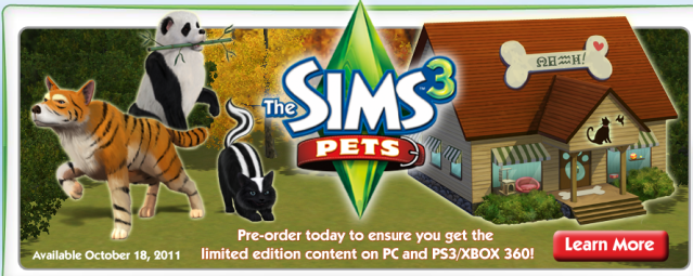 The Sims 3 Pet Contest