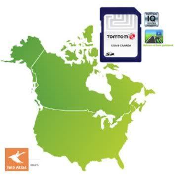 Map Of Usa And Canada. TomTom USA and Canada 860.3128