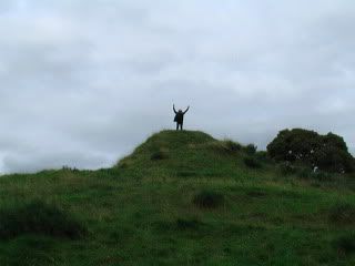 Me standing atop burial mound at Dowth, Ireland