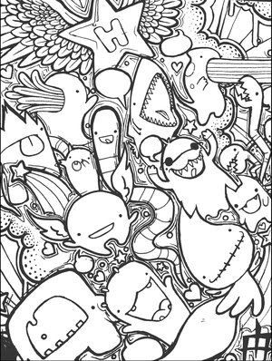Cute Coloring Pages on Colouring Pages    Cute Monsters Picture By Carley420 Smokingbud