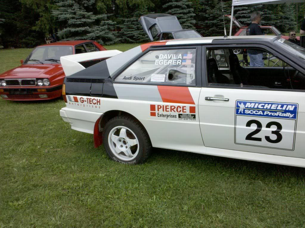 Not to try to steal some thunder but these are some audi quattro rally