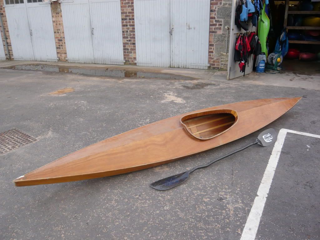 Wooden Kayak for sale - The UK Rivers Guidebook