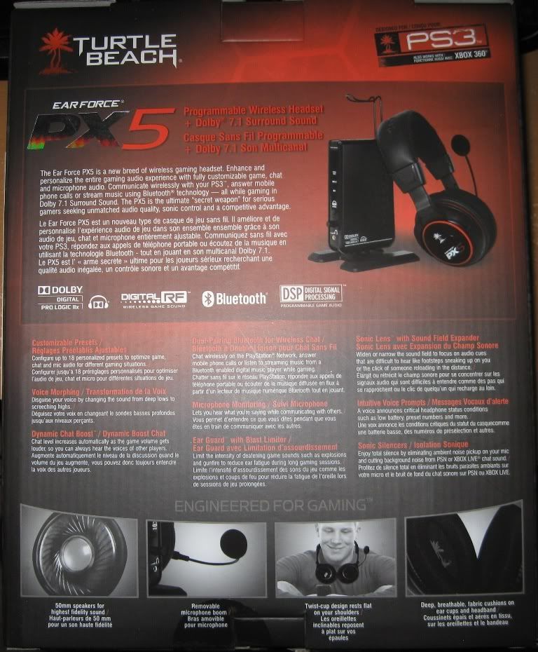 Brand New Sealed Turtle Beach PX5 Wireless Headset. It can be used for PS3/XBOX 360/PC. $190 shipped! I'm located in SK. Pm if interested.