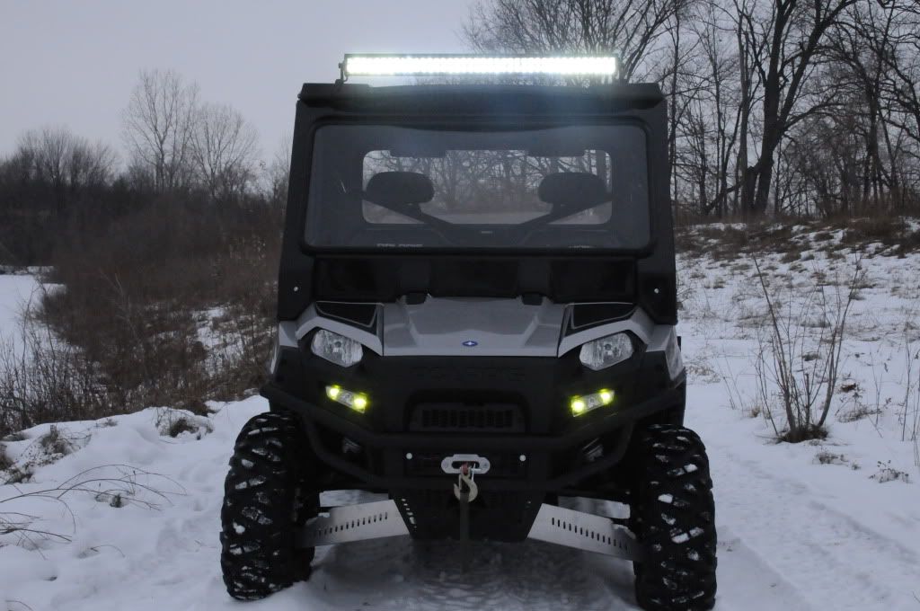 Installed Polaris doors and LED Light bar *NOW WITH PICS* PRC Polaris