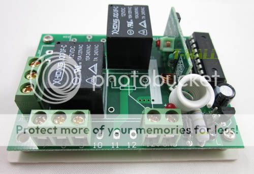 12V 2 Channel Way Remote Control Switch Relay Output  