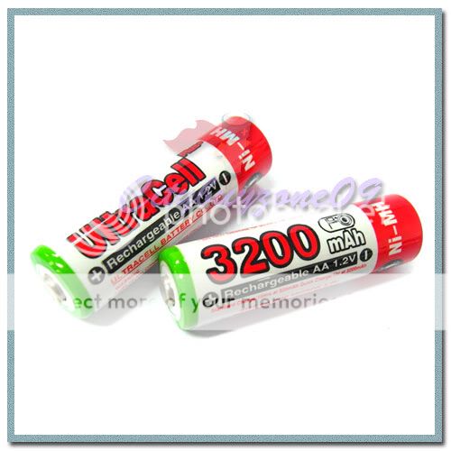 pcs Ultracell Plus+ AA 3200mAh Ni MH 1.2V rechargeable battery